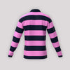 Pre Order：Rugby Vintage Collection Long Sleeve Polo Jersey (Pink Blue) 復古長袖Polo欖球上衣 (粉藍橫間色)